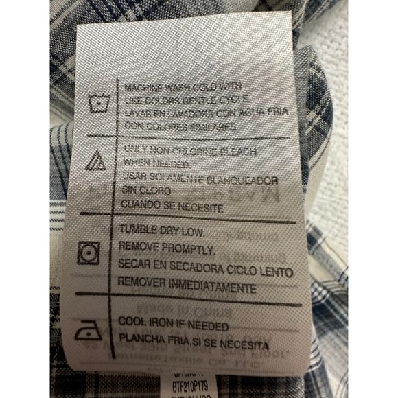 Field &‎ Stream Men's XL Shirt Long Sleeve Flannel Plaid Button Down Work Casual - Picture 10 of 11